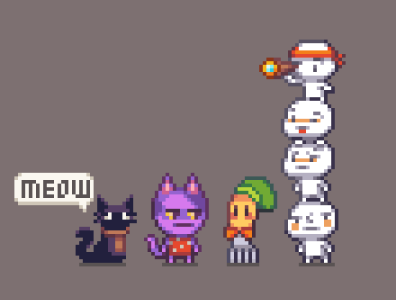 Couple of pixel dudes