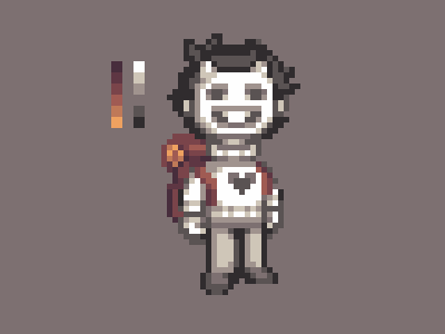 Pixel Zacharie 8bit art clean cute game greatlemon off pixel retro scratch simple small smooth tiny zacharie