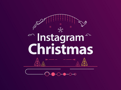 Instagram Christmas - Animated Festive Greeting Cards adobe ae after effects aftereffects animation christmas design designs festive greeting cards greetings instagram logo minimal mograph new years premier pro premiere pro trendy typography