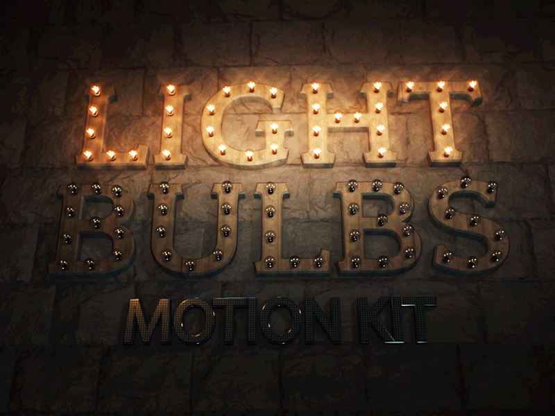Real 3D Light Bulbs in After Effects