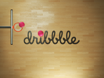 Dribbble Hoops 3d basketball ben benjamin c4d design dribbble hoops logo nadeau octane photoshop