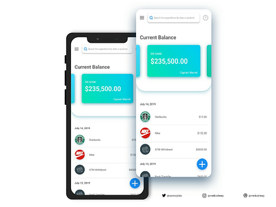 Budget App UI adobe adobexd app bank banking budget design ui uidesign uiux ux