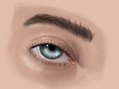 Billie Eye'lish art blue eyes drawing eye girl illustration photoshop