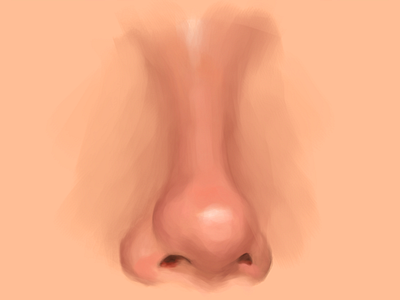 Nose drawing girl photoshop woman