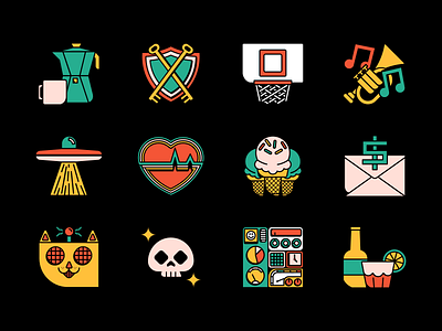 New Icons branding color design graphic design icon illustration vector
