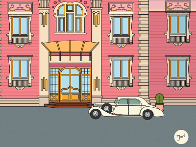 Grand Budapest Poster Wip