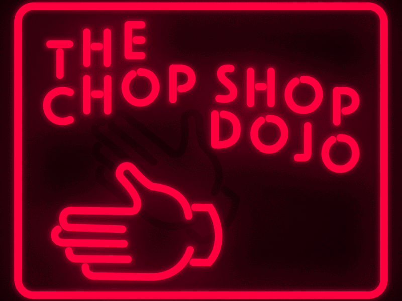 The Chop Shop Dojo typography