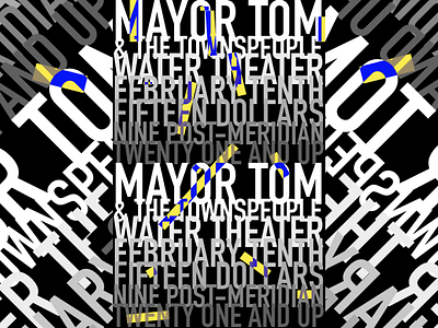 Mayor Tom & the Townspeople poster poster art