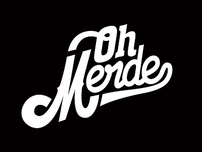 Oh Merde 123klan logo type