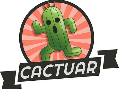 CACTUAR! anime cactuar design finalfantasy illustration tshirt vector videogames