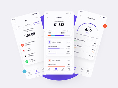 Budgeting app design concept by Khoa. JAK on Dribbble