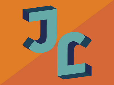 J L for Dribble-AIGA Meetup ambigram