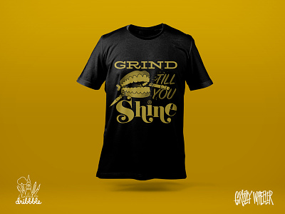 Grind Till You Shine t-shirt bruxism grizzlywheeler pencil