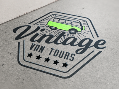 Vintage Van Tour Logo Design