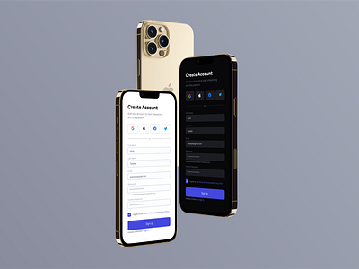 Sign Up Form design figma figma app figma design figmadesign log in mobile mobile app signup ui