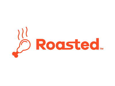 Roasted - Restaurant Logo Design branding design graphic graphic design illustration logo logodesign