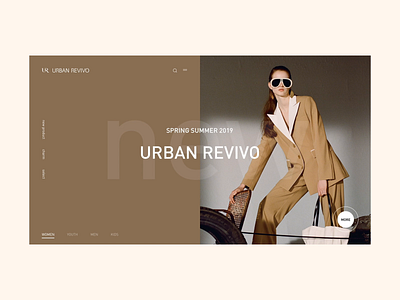 Virtual project fashion clothing brands agency animation blog clothing concept design grid homepage interaction interface menu models motion photo promo shopping studio typography ui ux web website