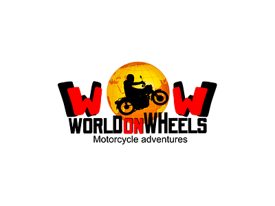 World On Wheels graphic design logo logo design logotype