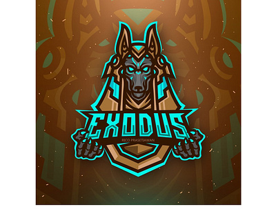 EXODUS branding esport esportlogo gaming illistration logo mascot