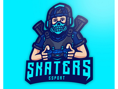 SKATERS branding design esport gaming illistration logo logos mascot