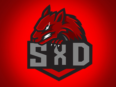 sxd logo mascot wolves