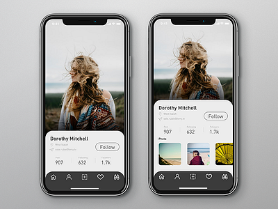 Daily UI challenge #006 — Profile