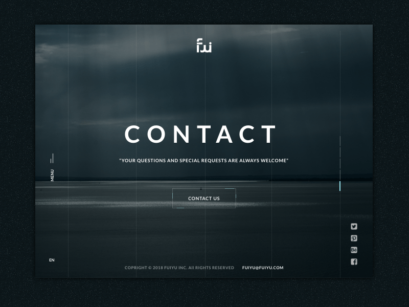 Daily UI challenge #028 — contact us daily dailyui