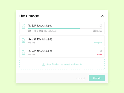 Daily UI challenge #031 — File Upload daily dailyui ui