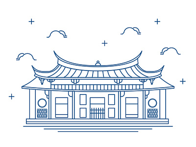 Day 03 - Bao'an Temple challenge daily dailylogochallenge design graphic taiwan temple