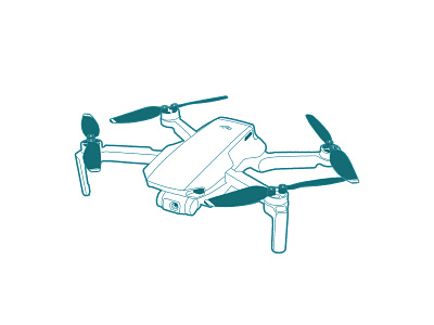 Day 05 - DJI Mavic Mini challenge daily design dji dorne graphic illustration taiwan