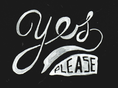 Yes please by Hausblok / Josh Robinson on Dribbble