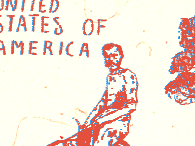 America america design illustration josh robinson new york print typography u.s.a