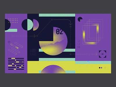 Workflow collage design geometry illustration layout pattern texture type