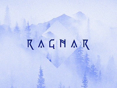 Ragnar branding landscape lettering texture