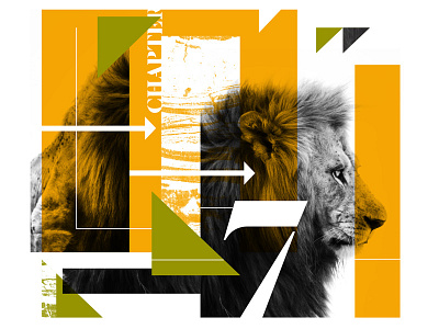 Chapter7 editorial illustration layout lion typography