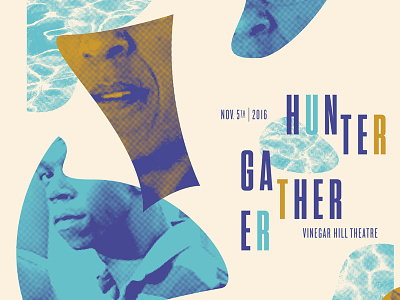Hunter Gatherer film hunter gather layout poster typography