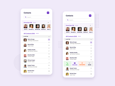 Contacts Mobile App