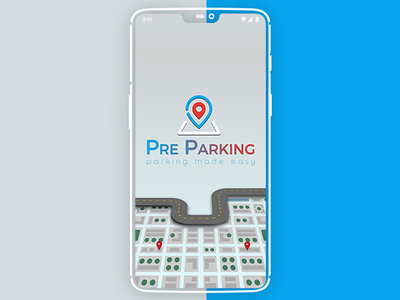 Parking App: Splash screen design android app design ios logo design logo design branding splash screen trend 2019 trending ui ui app vector