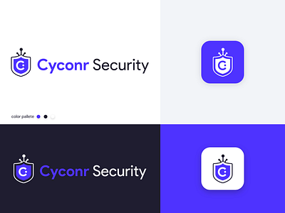 Cyconr Security - Logo Design app icon authentication branding cyber cybersecurity digital favicon graphic ideas illustration logo concept logo concepts logo design logodesign security trending typography