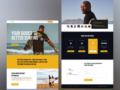 HomeSpun full branding design figma small business surf ui web webdesign