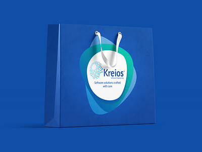 Kreios branding & logo - package branding icon identity illustration logo package print software engineering typography