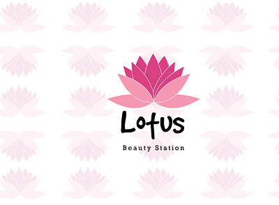 Lotus Logo branding design logo typography