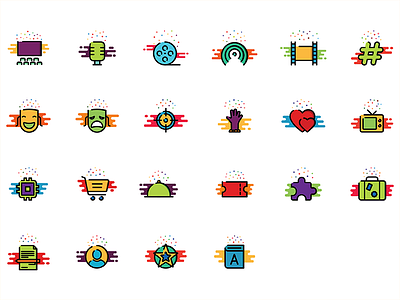 MBE icons android app cartoon icons illustration interaction iphone mobile navigation ui user vector