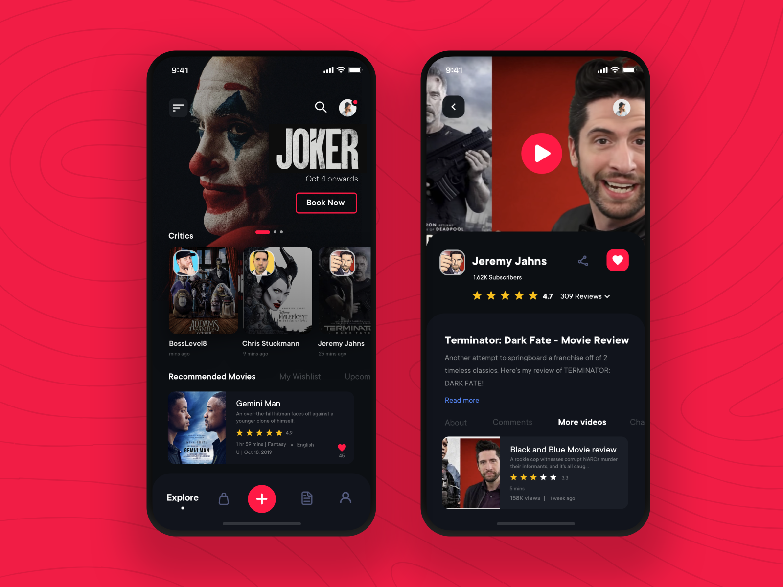 Movie Critic App for IOS by Jayanth on Dribbble