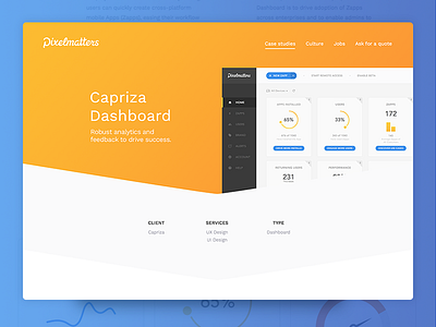 Pixelmatters • Capriza Case Study