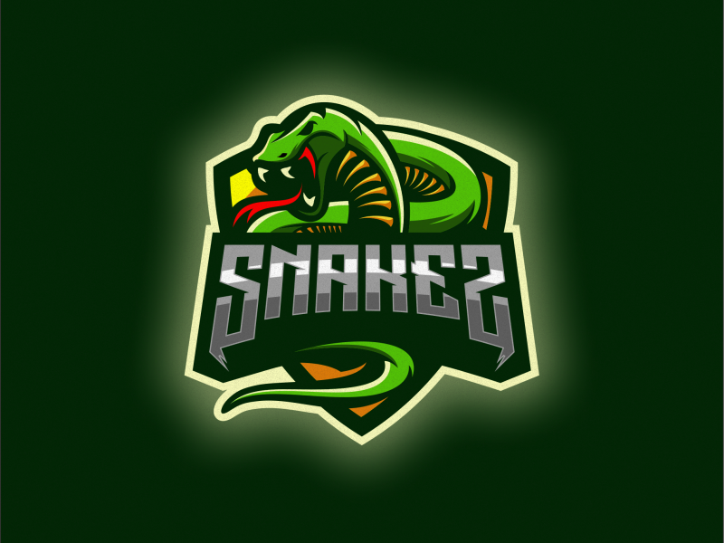 Snake logo design by over_designnn on Dribbble