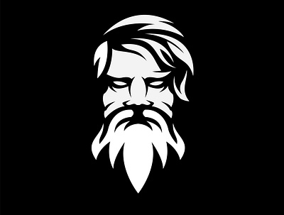 beard logo design art branding design esport icon identity illustration logo mark tshirt