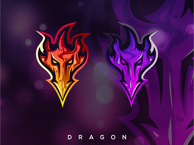 dragon logo design premium