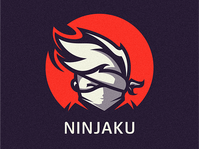 ninja art logo design by over__designnn on Dribbble