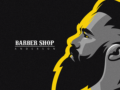 barber shop logo art barber barbershop beard beards branding design icon identity illustration logo mark